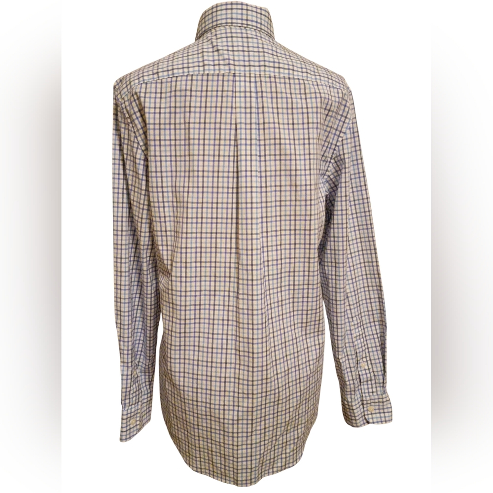 Vineyard Vines Men's Blue Plaid Button Down Shirt - Picture 3 of 3